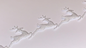 Aplikacja tasiemka renifer duży 194 (1mb) biały