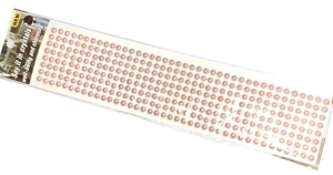 Pół perełki samoprzylepne 6 mm ( 320 szt ) RÓŻOWE