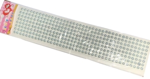 Pół perełki samoprzylepne 6 mm ( 320 szt ) SREBRNE