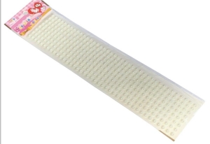 Pół perełki samoprzylepne 6 mm ( 320 szt ) MLECZNE