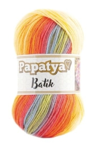 Włóczka - Papatya - Batik Kamgarn 554-15