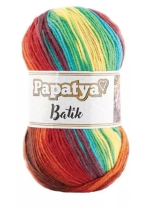 Włóczka - Papatya - Batik Kamgarn 554-39