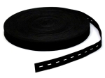 Guma guzikowa 18 mm (1mb) CZARNA
