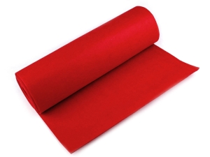 Filc 3 mm gruby z metra 50 cm ( czerwony )
