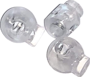 Stopery do sznurka plastikowe ( 2 szt ) Przeźroczyste