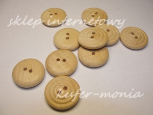 Guziki Drewniane Koło D3-20