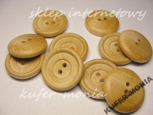 Guziki Drewniane D2 - 28 (10szt)