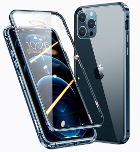 Etui na telefon iPhone 12 Pro Max magnetyczna adsorpcja 360 stopn Full Body