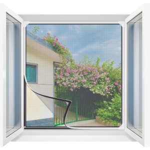 Moskitiera magnetyczna 130 cm x 150 cm - szara