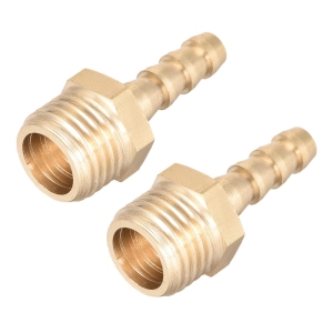 Mosiężne złącza Etric z kolczastą izolacją 6 mm x M14 x 1,5 Opakow 2 szt.