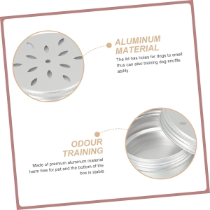 Pojemniki na zapachy do trenowania psa Aluminium ( 10 szt )