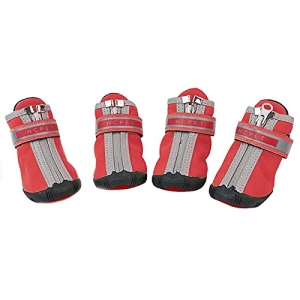 Buty dla Psa Wodoodporne z odblaskiem lekkie i regulowane M