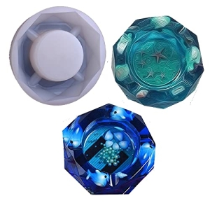 Forma silikonowa do świec Diament - 12 × 12 × 2,5 cm