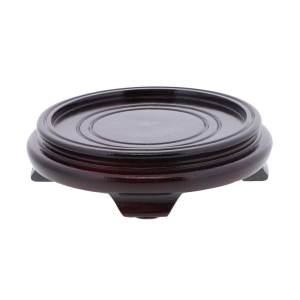 Tacka drewniana typu tealight wykończona palisandrem - brązowa (1szt)