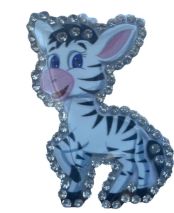 Aplikacja łatka termo z kamyczkami ZEBRA