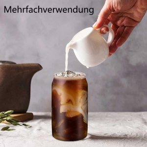 Kubki szklanki do kawy mrożonej Napojów Drinków 480 ml ( 2 szt )