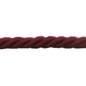 Sznur bawełniany BS 10 mm ( 1 mb ) Jasne Bordo