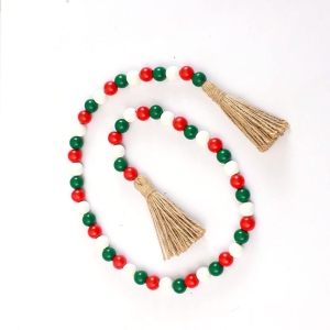 Wielokolorowy drewniany modlitewnik medytacja bransoletka girlanda