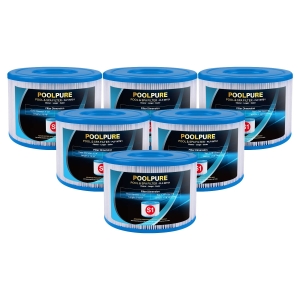 Filtry wymienne Poolpure Easy Set, Intex PureSpa ( 6 sztuk )