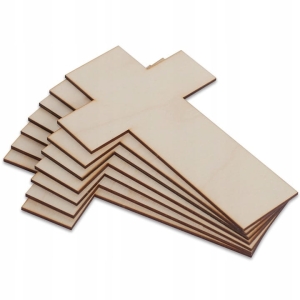 Dekoracyjne krzyże do ozdoby Creative Deco 20x12,5 cm (10 szt.)