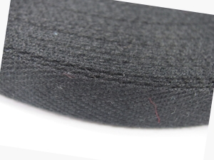 Taśma bawełniana 25 mm ( 50 mb ) CZARNA