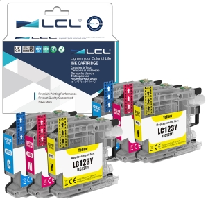 LCL Kompatybilny wkład atramentowy LC121 LC123 LC123C LC123M LC123Y ( 6szt)