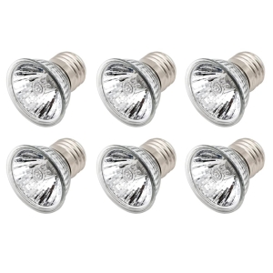 Do lampy grzewczej żarówki 50 W 220 V UVA UVB E27 Gad Żarówka Żółw (6szt)