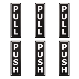 Sticky Pull Push Naklejka Naklejki na drzwi Klej