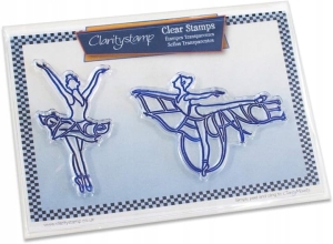 Claritystamp Stemple Pieczątki Baletnica Tancerka Elegance and Grace