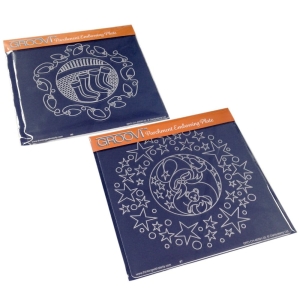 Groovi Art Deco Folder Szablon Do Wytłaczania Embossing 2 sztuki MIKOŁAJ