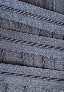 Zamek pościelowy - taśma suwakowa 3 mm (1mb) Stalowy 002