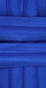 Zamek pościelowy - taśma suwakowa 3 mm (1mb) Niebieski 12