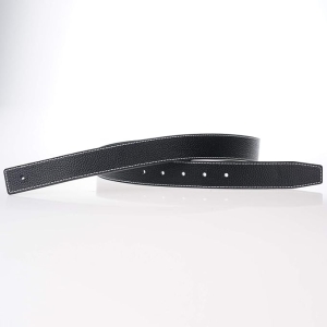 Damski pasek wymienny ze skóry bydlęcej 32 mm CZARNY 95 cm