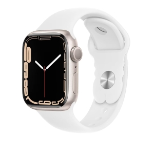 Pasek sportowy HdanMole kompatybilny z paskiem Apple Watch silikonowy Biały