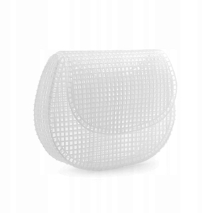 Kanwa plastikowa gładka do haftu płaski 19 x 15 cm