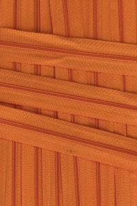 Zamek pościelowy - taśma suwakowa 3 mm (1mb) Pomarańczowa 154