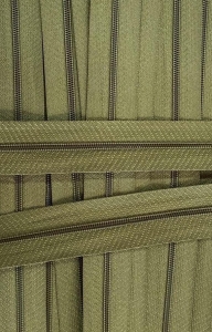 Zamek pościelowy - taśma suwakowa 3 mm (1mb) Oliwkowy 256