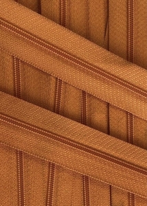 Zamek pościelowy - taśma suwakowa 3 mm (1mb) Rudy 272