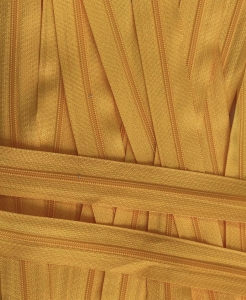 Zamek pościelowy - taśma suwakowa 3 mm (1mb) Żółty 1221