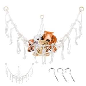 HAMAK BOHO WOREK NA PLUSZAKI ZABAWEK DLA DZIECI