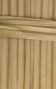 Zamek pościelowy - taśma suwakowa 3 mm (1mb) Beż 185