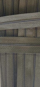 Zamek pościelowy - taśma suwakowa 3 mm (1mb) Beż 288