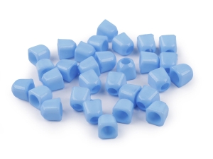 Końcówka do sznurka plastikowa Ø5 mm 20 szt Niebieskie