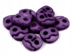 Stopery 20 x 20 mm z dwiema dziurkami 10szt. fioletowy 36