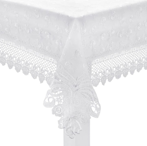 Obrus Roma 317 - 130 x 180 cm biel