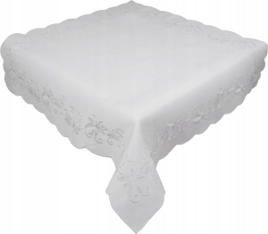 Obrus Doris 1864 - 80 x 180 cm biały.