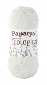 Włóczka Papatya Ecological Cotton kremowa 305
