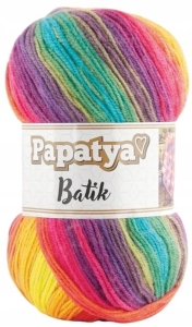 Włóczka - Papatya - Batik Kamgarn 554-37