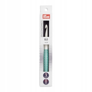 Szydełko Prym Ergonomics 8 mm x 17 cm niebieskie