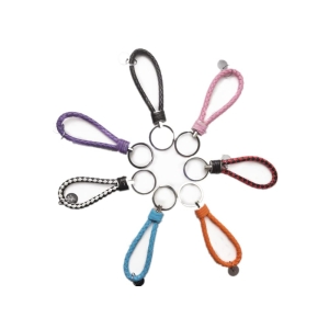 BRELOCZEK SKÓRZANY PLECIONKA BRELOK do SAMOCHODU AUTA MIX 7 szt